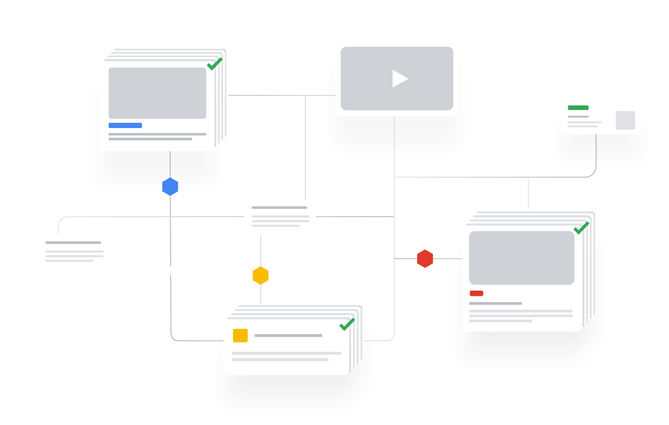 접근 가능한 정보를 보여주는 삽화